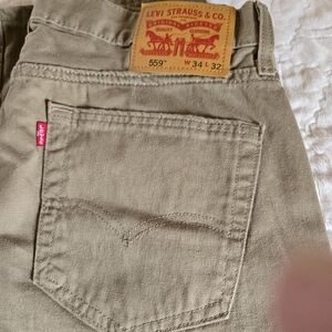 Levi's 559 Relaxed Fit Men's Jeans — Khaki/Tan